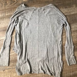 Free People Grey Longline Thermal